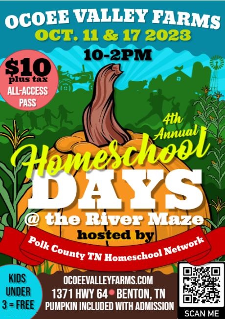 Homeschool Days at The River Maze of Ocoee Valley Farms